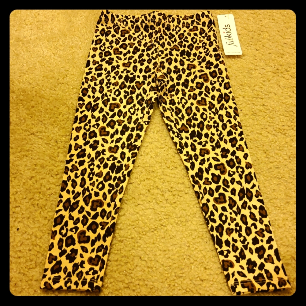 Fabkids cheetah leggings